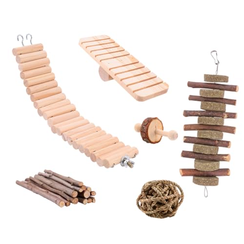 minkissy Holzleiter Für Kleintiere Teiliges Spielzeugset Aus Natürlichem Für Hamster Meerschweinchen Und Chinchillas Kletterspielzeug Für Käfigdekoration Und Beschäftigung minkissy Holzleiter Für Kleintiere Teiliges Spielzeugset Aus Natürlichem Für Hamster Meerschweinchen Und Chinchillas Kletterspielzeug Für Käfigdekoration Und Beschäftigung von minkissy