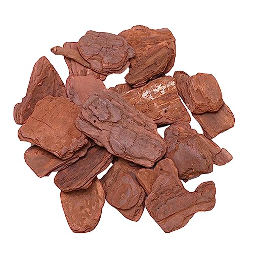 minkissy 1 Packung Kletternde Pinienspäne für Haustiere Betta-Bettblatt Einstreu aus Reptilienrinde Blätter für Fischbecken Bartschmuck Terrarium Kiefer Zubehör Pinienrinde Container von minkissy