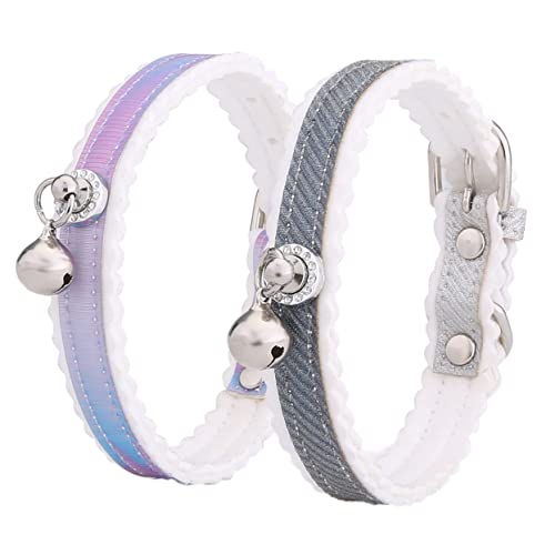 minkissy 1 STK Glockenhalsband für Katzen Verstellbares Haustierhalsband Verstellbares Halsband für Haustiere Haustier Hundehalsband ausgefallene Hundehalsbänder Katzenhalsband Hündchen von minkissy