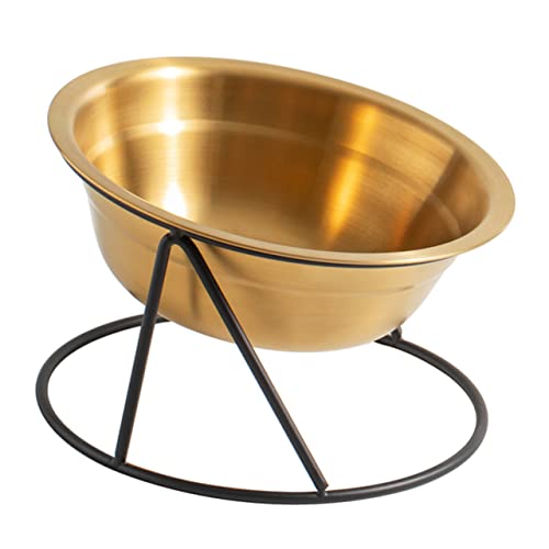 minkissy 1 Satz Futter Becken für Katzen und Hunde Wasserbehälter Futternäpfe aus Edelstahl Haustier Katzennäpfe Hundefutter Futternapf für Katzen Rostfreier Stahl Hundenapf hohe Basis minkissy 1 Satz Futter Becken für Katzen und Hunde Wasserbehälter Futternäpfe aus Edelstahl Haustier Katzennäpfe Hundefutter Futternapf für Katzen Rostfreier Stahl Hundenapf hohe Basis von minkissy