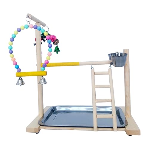 minkissy 1 Satz Papagei Trainings Ständer Sitzstangen Für Vogelkäfige Vögel Drehbrücke Nymphensittich-Spielzeug Spielzeuge Kauspielzeug Massivholz Stehender Rahmen Rostfreier Stahl minkissy 1 Satz Papagei Trainings Ständer Sitzstangen Für Vogelkäfige Vögel Drehbrücke Nymphensittich-Spielzeug Spielzeuge Kauspielzeug Massivholz Stehender Rahmen Rostfreier Stahl von minkissy