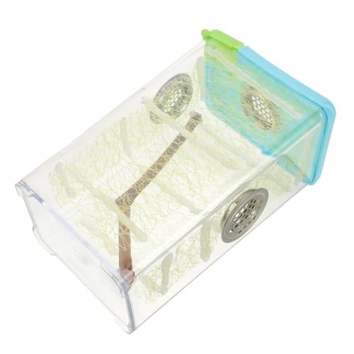 minkissy 1 Satz Terrarium Fütterungsbox für Insekten Transparentes Habitat für Mantiden und Reptilien für Zucht und Beobachtungen mit Optimaler Belüftung und Robustem Design minkissy 1 Satz Terrarium Fütterungsbox für Insekten Transparentes Habitat für Mantiden und Reptilien für Zucht und Beobachtungen mit Optimaler Belüftung und Robustem Design von minkissy
