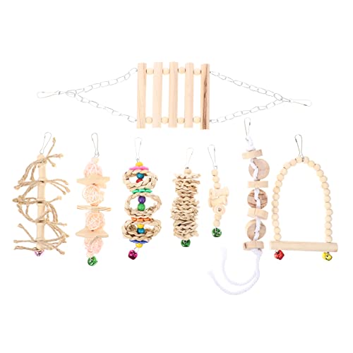 minkissy 1 Satz Vogel Spielzeug Puzzle-Spielzeug Schaukelspielzeug Papagei Kauspielzeug Papageienschaukel Spielzeug Kleines Vogelspielzeug Vogelschaukel Haustierzubehör Kauen Hölzern minkissy 1 Satz Vogel Spielzeug Puzzle-Spielzeug Schaukelspielzeug Papagei Kauspielzeug Papageienschaukel Spielzeug Kleines Vogelspielzeug Vogelschaukel Haustierzubehör Kauen Hölzern von minkissy