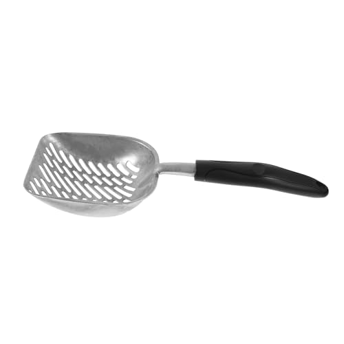 minkissy 1stück Katzenstreuschaufel Aus Aluminiumlegierung Langlebige Katzenschaufel Mit Ergonomischem Griff Für Reinigung Von Katzenklos Korrosionsbeständig Und Einfach Zu Reinigen von minkissy