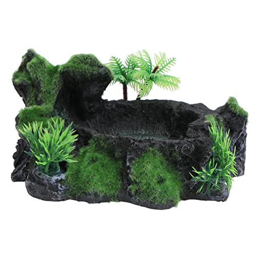 minkissy 1 x Beflockung Stumpf Schildkröte Topf Fisch Tank Dekoration Reptilien Tank Süßwasser Ornament Reptilien Moos Versteck Schildkröte Wassernapf Betta Versteck Kleine Haustierbedarf minkissy 1 x Beflockung Stumpf Schildkröte Topf Fisch Tank Dekoration Reptilien Tank Süßwasser Ornament Reptilien Moos Versteck Schildkröte Wassernapf Betta Versteck Kleine Haustierbedarf von minkissy