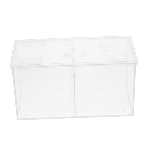 minkissy 1 x Futterbehälter, Spinne, Bart-Reptilien-Tanks, Spielzeugbehälter, Vitrine, Reptichip, Reptilien-Terrarium, Mini-Tiere, Zuchttank, Schildkröte, Krabbeln, Grundschule, Kunststoff minkissy 1 x Futterbehälter, Spinne, Bart-Reptilien-Tanks, Spielzeugbehälter, Vitrine, Reptichip, Reptilien-Terrarium, Mini-Tiere, Zuchttank, Schildkröte, Krabbeln, Grundschule, Kunststoff von minkissy