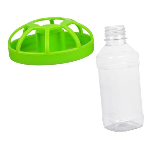 minkissy 1 x Wasser-Futterspender für Reptilien, Trinknapf, automatischer Futterspender für Schildkröten, Wasserspender, automatische Wasserschale, Wassernapf, Kunststoff, Erdtöne von minkissy