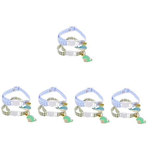 minkissy 10 Pcs Cat Collar Adjustable Kitten Collars for Kitten Collar with Bell Collar for Puppy Cat Bells Accessories for Girls Cat Bandana Collar Cat Chain Pet Cotton Polyester minkissy 10 Pcs Cat Collar Adjustable Kitten Collars for Kitten Collar with Bell Collar for Puppy Cat Bells Accessories for Girls Cat Bandana Collar Cat Chain Pet Cotton Polyester von minkissy