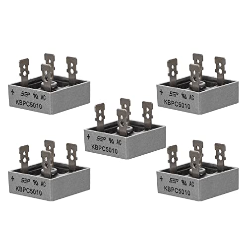 minkissy 10 STK Gleichrichter Brücke elektronisches Bauteil Cricket-Scooper Brückengleichrichter elektronische Vollwellen-Siliziumdiode 1000 V Gleichrichter Metall Gleichrichterdiode 50a minkissy 10 STK Gleichrichter Brücke elektronisches Bauteil Cricket-Scooper Brückengleichrichter elektronische Vollwellen-Siliziumdiode 1000 V Gleichrichter Metall Gleichrichterdiode 50a von minkissy