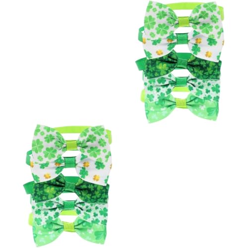 minkissy 10 STK Haustier Fliege Haustierhalsband Mit Bow-Knoten Kostüm St. Patricks Day Katze Fliege Welpe Fliege Verstellbare Für Haustiere Irland Einstellbar Polyester minkissy 10 STK Haustier Fliege Haustierhalsband Mit Bow-Knoten Kostüm St. Patricks Day Katze Fliege Welpe Fliege Verstellbare Für Haustiere Irland Einstellbar Polyester von minkissy