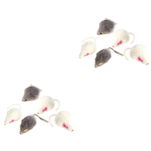 minkissy 10 STK Mäuse Spielzeug Katze Teaser Kätzchen Kauspielzeug Katzentierspielzeug Interaktives Katzenspielzeug Spielzeug Für Katzen Und Mäuse Plüschmäuse Katze Beissen minkissy 10 STK Mäuse Spielzeug Katze Teaser Kätzchen Kauspielzeug Katzentierspielzeug Interaktives Katzenspielzeug Spielzeug Für Katzen Und Mäuse Plüschmäuse Katze Beissen von minkissy