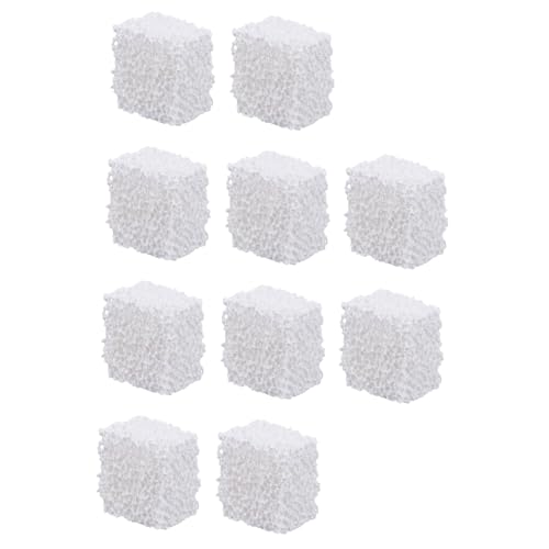 minkissy 10 stücke fisch tank biologische filtration für Fisch Tank aquarium kugeln keramik ring poröse aquarium hohle keramik filter Zubehör keramik weiß von minkissy