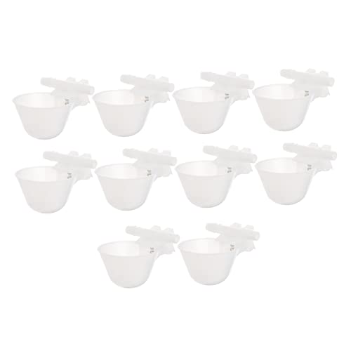 minkissy 10 x Vogelnapf für Vögel, Autotrinker, Taubenschale, Vögel, Futternapf, Vogelfutterschale, Trinknapf, weiße Wachteln minkissy 10 x Vogelnapf für Vögel, Autotrinker, Taubenschale, Vögel, Futternapf, Vogelfutterschale, Trinknapf, weiße Wachteln von minkissy