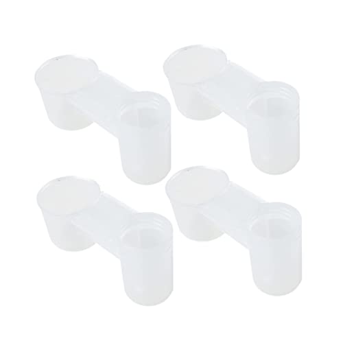 minkissy 10pcs Bird Water Bottle Chicken Waters and Feeder Birds Water Drinking Cup Bird Drinker Cup Bird Water Feeder Chicken Pigeon Feeder Birds Drinker Parrot Automatic Drinking Fountain von minkissy
