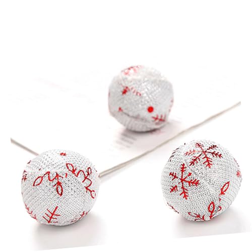 minkissy 10st Kätzchen Spielzeug Hundespielzeug Spielzeugbälle Für Katzen Spielzeug Für Kätzchen Katzenbälle Katze Glocke Spielzeug Katzenspielzeugbälle Mit Glöckchen Pet-Ball Die Katze von minkissy