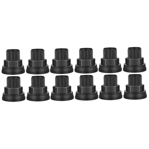 minkissy 12 STK Wassertank aquaristik zubehör wasserschlauch Adapter Hose Connector Wasserleitung Adapter schlauchkupplungen Pipeline Regenfass Vereinigte Gärten Verbinder Plastik von minkissy