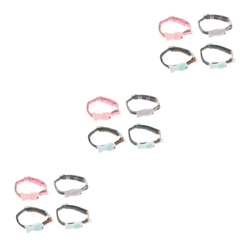 minkissy 12 Stück Gitter-Halskette Für Haustiere Fischform Katzenhalsband Karierte Katzenhalsbänder Verstellbare Größe Haustierzubehör minkissy 12 Stück Gitter-Halskette Für Haustiere Fischform Katzenhalsband Karierte Katzenhalsbänder Verstellbare Größe Haustierzubehör von minkissy