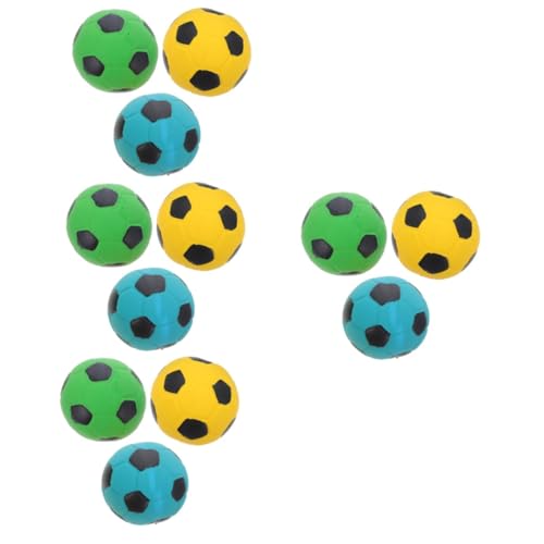 minkissy 12 STK Haustier Spielzeug Fußball Zahnknochen Für Hunde Kauspielzeug Für Welpen Kleines Welpenspielzeug Backenzahnspielzeug Für Haustiere Hundebiss 7c Spielzeugball Emulsion Singen von minkissy