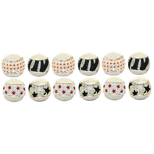 minkissy 12 STK Katzen Quietschender Ball Quietschendes Katzenspielzeug Spielball Für Haustiere Crinkle Hundeball Spielzeug Für Kätzchen Ballspielzeug Für Hunde Kauen Spielzeugset minkissy 12 STK Katzen Quietschender Ball Quietschendes Katzenspielzeug Spielball Für Haustiere Crinkle Hundeball Spielzeug Für Kätzchen Ballspielzeug Für Hunde Kauen Spielzeugset von minkissy