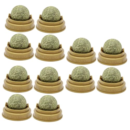 minkissy 12 STK Spielzeug Katzenminzekugeln für Katzen Katze leckt Katzenminze Wand Katzenbissball katzensnacks süßigkeiten Verdauungsförderer für Katzen Kätzchen Süssigkeit Minzkugeln minkissy 12 STK Spielzeug Katzenminzekugeln für Katzen Katze leckt Katzenminze Wand Katzenbissball katzensnacks süßigkeiten Verdauungsförderer für Katzen Kätzchen Süssigkeit Minzkugeln von minkissy