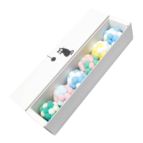 minkissy 12 STK Katzenspielzeugball Katze Plüschtier Katzen-Teaser-Spielzeug Spielzeug Für Haustiere Katze Plüschball Katze Molare Kugel Plüschig Weich Katzenball Lustige Katze Pet-Ball minkissy 12 STK Katzenspielzeugball Katze Plüschtier Katzen-Teaser-Spielzeug Spielzeug Für Haustiere Katze Plüschball Katze Molare Kugel Plüschig Weich Katzenball Lustige Katze Pet-Ball von minkissy
