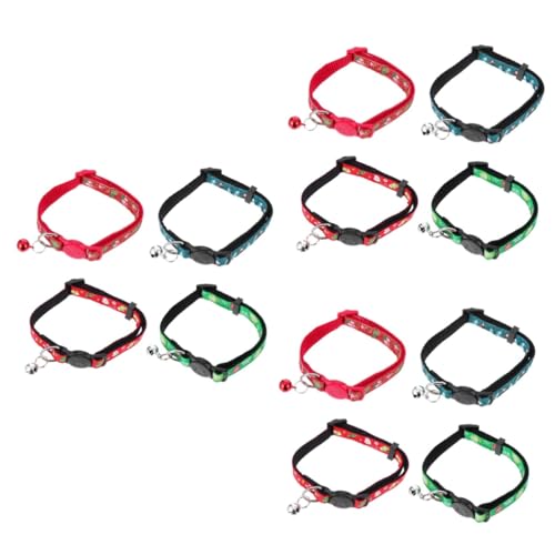 minkissy 12stücke Teiliges Verstellbares Haustierhalsband Mit Glocke Niedliches Weihnachtsdesign Für Hunde Und Katzen Für Festliche Anlässe Und Verschiedene Designs Passt Für Haustiere minkissy 12stücke Teiliges Verstellbares Haustierhalsband Mit Glocke Niedliches Weihnachtsdesign Für Hunde Und Katzen Für Festliche Anlässe Und Verschiedene Designs Passt Für Haustiere von minkissy