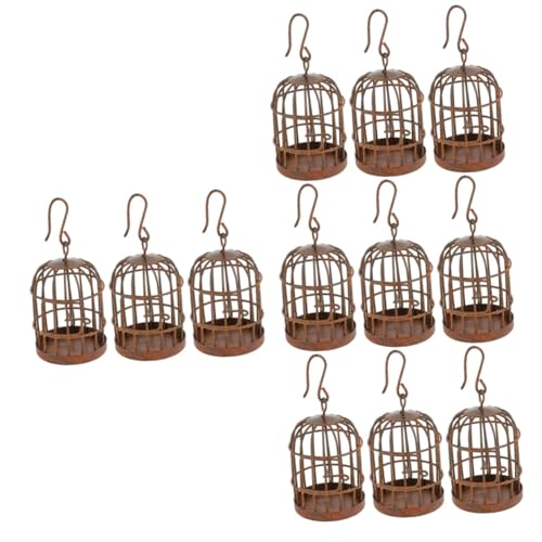 minkissy 12 Stück Mikro-Landschaft Vogelkäfig Miniatur Vogelkäfig Spielzeug Makramee Jaulas Para Pajaros Mini Vogelkäfig Fary Gärten Vogelhaus Dekorative Vogelkäfig Eisen Home Dekoration minkissy 12 Stück Mikro-Landschaft Vogelkäfig Miniatur Vogelkäfig Spielzeug Makramee Jaulas Para Pajaros Mini Vogelkäfig Fary Gärten Vogelhaus Dekorative Vogelkäfig Eisen Home Dekoration von minkissy