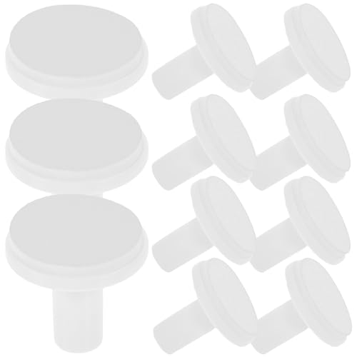 minkissy 12 Stück Nagelschneider-Ersatzpads für Erwachsene, elektrische Nagelfeilen-Pads für Erwachsene, Nagelschleifköpfe für elektrische Nagelfeile (weiß) von minkissy
