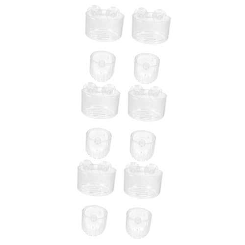 minkissy 12 pcs feeder aquarium feeding dish fish feeding cup terrarium accessories aquarium feeding bowl vessel tools bloodworm feeding plant tools Glass freshwater Acrylic von minkissy