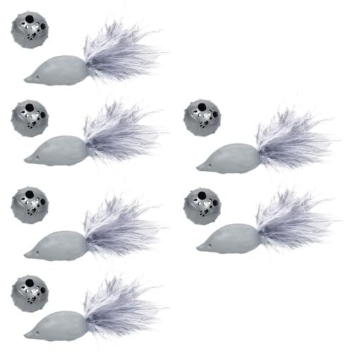 minkissy 12 pcs mouse ball bell catnip balls cat toy interactive Catnip Mice Interactive Play for Cat Furry Pet Cat Toys cat catcher toy kitten toy tease to rotate tpr rubber cat mouse minkissy 12 pcs mouse ball bell catnip balls cat toy interactive Catnip Mice Interactive Play for Cat Furry Pet Cat Toys cat catcher toy kitten toy tease to rotate tpr rubber cat mouse von minkissy