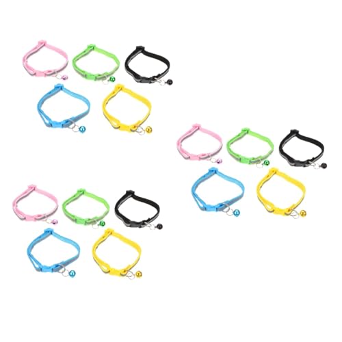 minkissy 15 Pcs cat collar reflective pet collar pet kitten collar cat safety collar puppy safety collar dog bibs dog collar puppy collar adjustable collar the cat neck ring nylon minkissy 15 Pcs cat collar reflective pet collar pet kitten collar cat safety collar puppy safety collar dog bibs dog collar puppy collar adjustable collar the cat neck ring nylon von minkissy