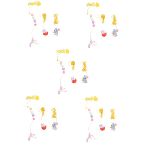 minkissy 5sets Hängen Katze Spielzeug Automatische Mäuse String Interaktive Spielzeug 3 Stücke * 5 minkissy 5sets Hängen Katze Spielzeug Automatische Mäuse String Interaktive Spielzeug 3 Stücke * 5 von minkissy