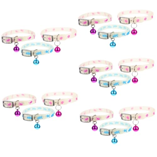 minkissy 15stücke Fluoreszierendes Haustierhalsband Katzen Und Kleine Hunde Verstellbar Nachtleuchtend Sicher Für Nächtliche Ausflüge Dekorativ Und Funktional Farben Zufällig minkissy 15stücke Fluoreszierendes Haustierhalsband Katzen Und Kleine Hunde Verstellbar Nachtleuchtend Sicher Für Nächtliche Ausflüge Dekorativ Und Funktional Farben Zufällig von minkissy