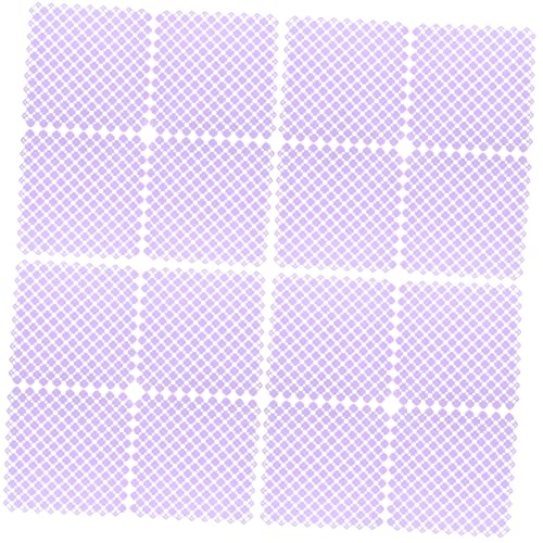 minkissy 16 STK Spleißen Der Bodenmatte Violett Plastik Teppich Wanne von minkissy