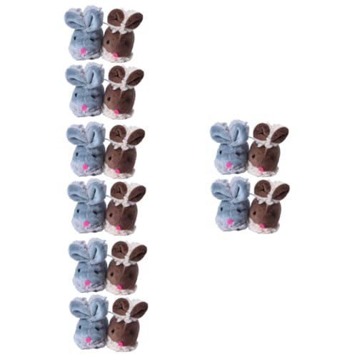 minkissy 16pcs cat toy mouse cat molar toys cat bite toy squeak cat toy cat diversion toys cat plush toy interactive cat kicker toy cat chew toy cat grinding toy chew toys kitten polyester von minkissy