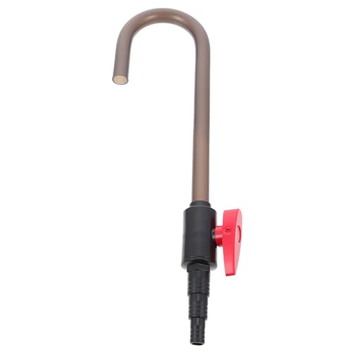 minkissy 1Pc bent pipe plastic hook plastic fish bowl wall mounted vacuum Fish Tank Water Filling Pipe auto siphon pump gravel cleaner aquarium siphon Adding Tool for Aquarium Water Pipe von minkissy