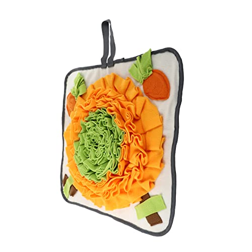minkissy 1Pc food mat puzzle toys dog puzzle toy interactive dog food puzzle toy dog snuffle blanket chewing toys for dogs snuffle rug for dog doggies treats pet feed polar fleece von minkissy
