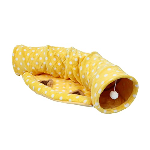 minkissy 1Stk Cat -Wege-Tunnel Spielzeug katzentunnel Indoor-Spielset Kleintiertunnel Tunnelbett für Katzen Crinkle zusammenklappbarer Tunnel Faltbarer Katzenzelttunnel Haustier Katze minkissy 1Stk Cat -Wege-Tunnel Spielzeug katzentunnel Indoor-Spielset Kleintiertunnel Tunnelbett für Katzen Crinkle zusammenklappbarer Tunnel Faltbarer Katzenzelttunnel Haustier Katze von minkissy