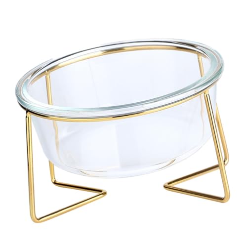 minkissy 1Stk Haustiernapf aus Katze Futternapf für Haustiere pet Water Bowl Dog Food Bowl Glasschalen bandejas para comida schräger Tierfutternapf Hundefutter Kätzchen Hundenapf von minkissy