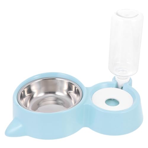 minkissy Doppelfunktions-futternapf Aus Edelstahl Automatischer Wasserspender Katzen- Und Hundefutterspender Platzsparend minkissy Doppelfunktions-futternapf Aus Edelstahl Automatischer Wasserspender Katzen- Und Hundefutterspender Platzsparend von minkissy