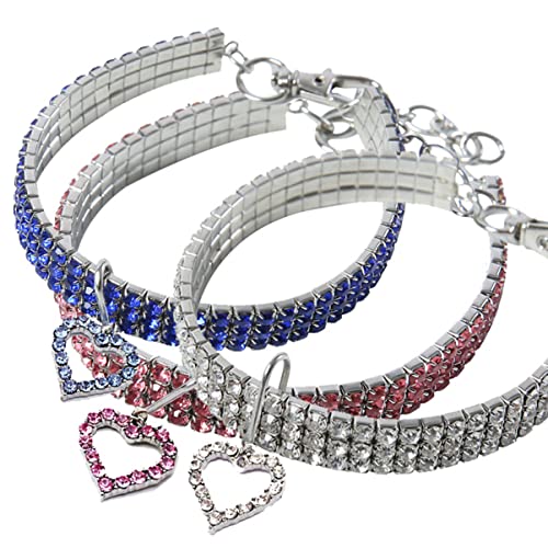 minkissy 1pcs Crystal Pet Collar Dog Basic Collar Rhinestone Dog Necklace Pet Dog Necklace Bling Dog Collars Bling Cat Dog Collar Puppy Collar Cat Collar Cat Bow Dog Tag Small Dog White minkissy 1pcs Crystal Pet Collar Dog Basic Collar Rhinestone Dog Necklace Pet Dog Necklace Bling Dog Collars Bling Cat Dog Collar Puppy Collar Cat Collar Cat Bow Dog Tag Small Dog White von minkissy
