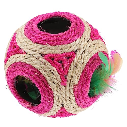 minkissy 1stk Ball Aus Hanfseil Mit Sechs Löchern Haustierspielzeug Katze Leckt Spielzeug Hundespielzeug Für Kleine Hunde Katzenspielzeug Kätzchen Kauspielzeug Bilden Hündchen Plüsch minkissy 1stk Ball Aus Hanfseil Mit Sechs Löchern Haustierspielzeug Katze Leckt Spielzeug Hundespielzeug Für Kleine Hunde Katzenspielzeug Kätzchen Kauspielzeug Bilden Hündchen Plüsch von minkissy