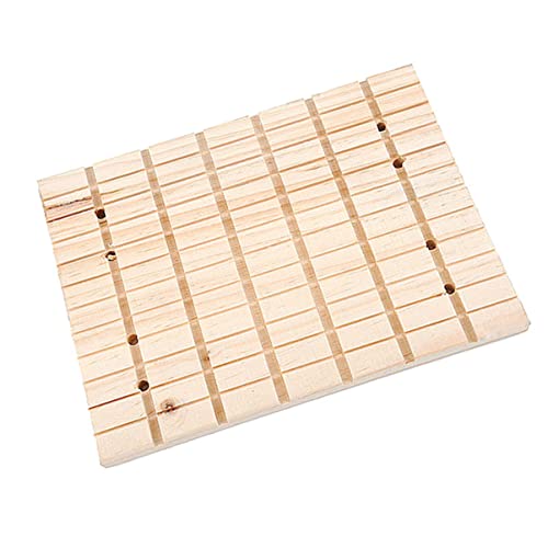 minkissy 1stück Multi-Funktion Tierpflegematte Aus Holz Für Meerschweinchen Chinchillas Und Kaninchen Pflege Und Krallenbrett Zur Fußpflege Von Kleinen Haustieren minkissy 1stück Multi-Funktion Tierpflegematte Aus Holz Für Meerschweinchen Chinchillas Und Kaninchen Pflege Und Krallenbrett Zur Fußpflege Von Kleinen Haustieren von minkissy