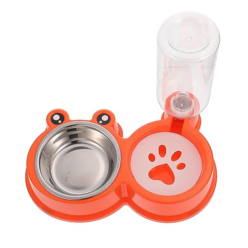 minkissy Automatischer Katzenfutter- Und Wasserspender Erhöhte Näpfe Für Katzen Futterspender Für Haustiere Zum Reinigen Für Unterwegs von minkissy
