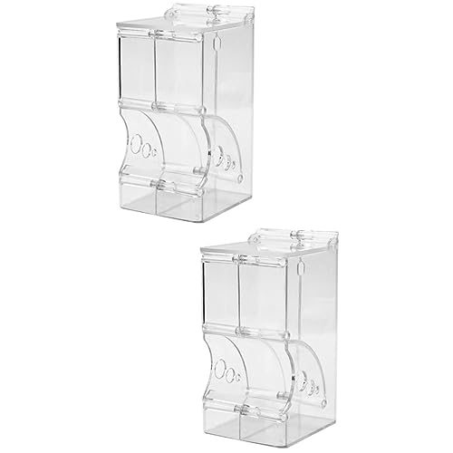 minkissy 2 STK Futterautomat für Hamster pet Food Container automatisierte futterspender für kleintiere Igel Essen Auto-Spender für Haustiere fixierbarer Futternapf Lebensmittelhalter minkissy 2 STK Futterautomat für Hamster pet Food Container automatisierte futterspender für kleintiere Igel Essen Auto-Spender für Haustiere fixierbarer Futternapf Lebensmittelhalter von minkissy