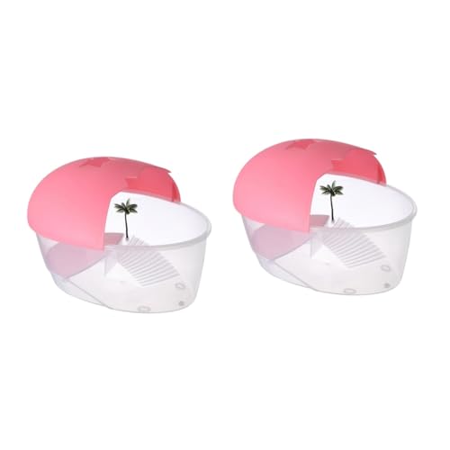 minkissy 2 STK Schildkrötenbox Plastikspinnen Mini-Container Tier Schildkrötenpanzer Behälter zum Sitzen von Schildkröten gewidmet Schildkrötenbecken Dinosaurier-Fisch Schildkrötenkäfig minkissy 2 STK Schildkrötenbox Plastikspinnen Mini-Container Tier Schildkrötenpanzer Behälter zum Sitzen von Schildkröten gewidmet Schildkrötenbecken Dinosaurier-Fisch Schildkrötenkäfig von minkissy