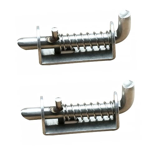minkissy 2 STK Edelstahlschrauben Edelstahlfeder Torverschlüsse Aus Edelstahl Türschlösser Entsprungen Sicherheitstürschloss Torriegel Verdickte Lasche Federbolzen Käfig Rostfreier Stahl minkissy 2 STK Edelstahlschrauben Edelstahlfeder Torverschlüsse Aus Edelstahl Türschlösser Entsprungen Sicherheitstürschloss Torriegel Verdickte Lasche Federbolzen Käfig Rostfreier Stahl von minkissy