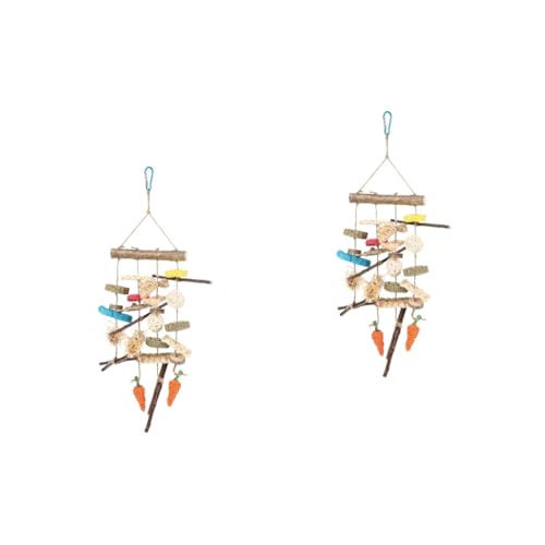 minkissy 2 Sets Nahrungssuche Spielzeug Für Hamster Molaren Haustier Zahnen Schleifen Spielzeug Kein Schlechter Geruch von minkissy