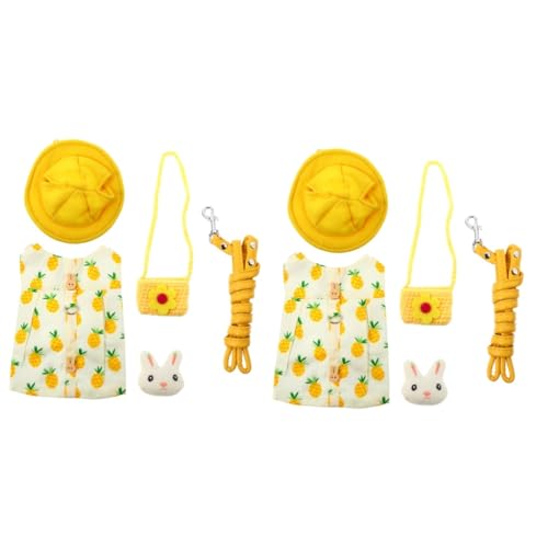 minkissy 2 Sätze Hasenkleidung Chinchilla Outdoor-Wanderkleidung Kaninchenanzug und Leine Geschirr mit Hasenstreifen Haustier Geschirr die Katze Gurt Hosenträger eingestellt Kaninchen-Anzug minkissy 2 Sätze Hasenkleidung Chinchilla Outdoor-Wanderkleidung Kaninchenanzug und Leine Geschirr mit Hasenstreifen Haustier Geschirr die Katze Gurt Hosenträger eingestellt Kaninchen-Anzug von minkissy