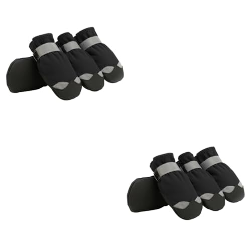 minkissy 2 Sätze Haustier wasserdichte Schuhe hundeschuhe Hundepfotenschutz Hundestiefel Schuhe Schneestiefel wasserdichte hundestiefel Schuhe für Hunde der Schnee Outdoor-Schuhe Nylon minkissy 2 Sätze Haustier wasserdichte Schuhe hundeschuhe Hundepfotenschutz Hundestiefel Schuhe Schneestiefel wasserdichte hundestiefel Schuhe für Hunde der Schnee Outdoor-Schuhe Nylon von minkissy